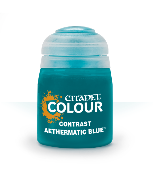 Citadel Colour Contrast:  Aethermatic Blue (18ml) - Miniature Paint