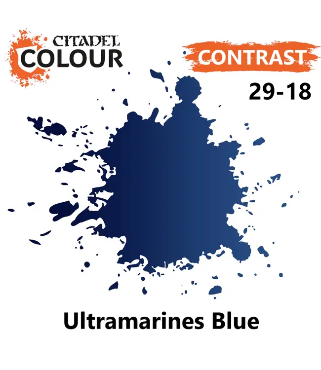 Citadel Colour Contrast:  Ultramarines Blue (18ml) - Miniature Paint