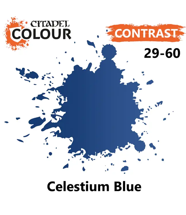 Citadel Colour Contrast:  Celestium Blue (18ml) - Miniature Paint