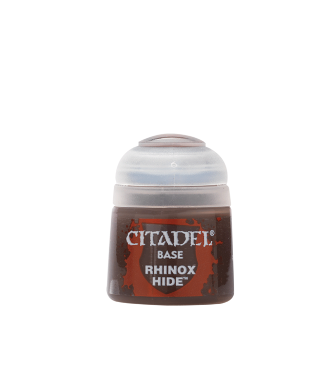 Citadel Colour Base: Rhinox Hide (12ml) - Miniature Paint