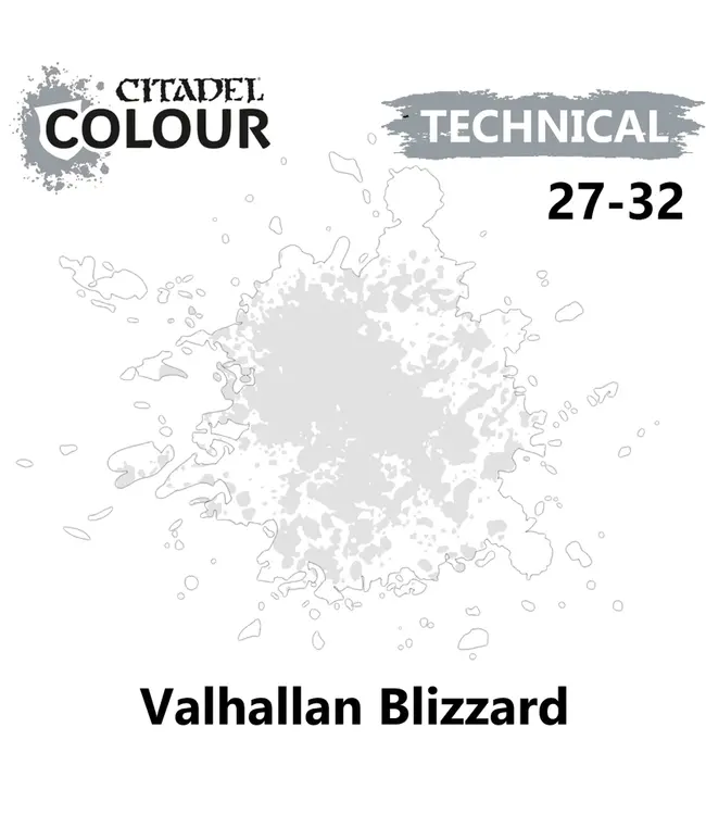 Citadel Colour Technical:  Valhallan Blizzard (24ml) - Miniature Paint