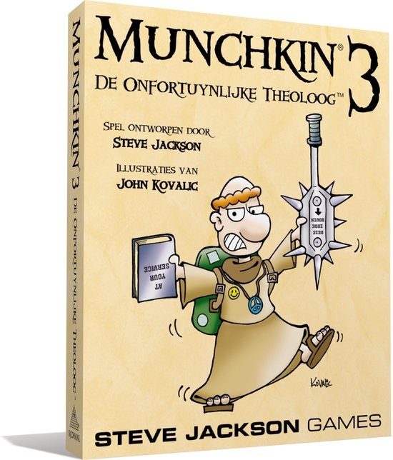 Steve Jackson Games Munchkin 3: De Onfortuinlijke Theoloog (NL) afbeelding