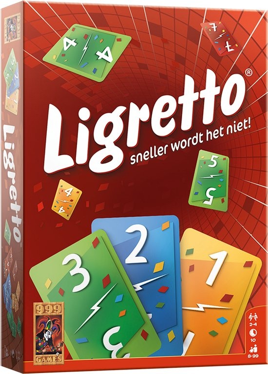 999 Games Ligretto: Rood (NL)