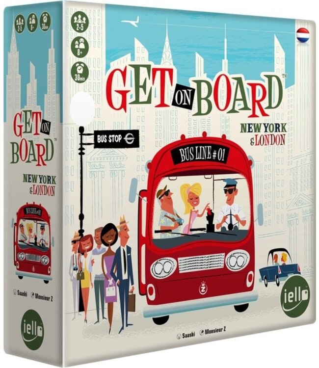 Get On Board: New York & London (NL) - Board game