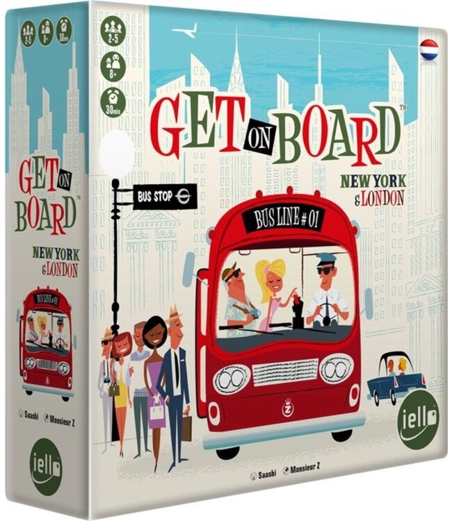 Get On Board: New York & London (NL) - Boardgame