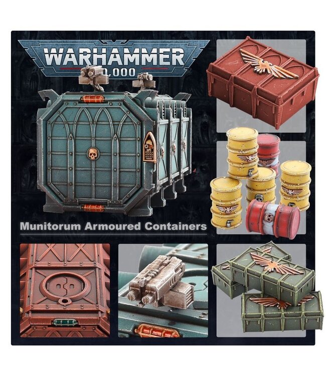 Warhammer 40,000 - Battlezone Manufactorum: Munitorum Armoured Containers