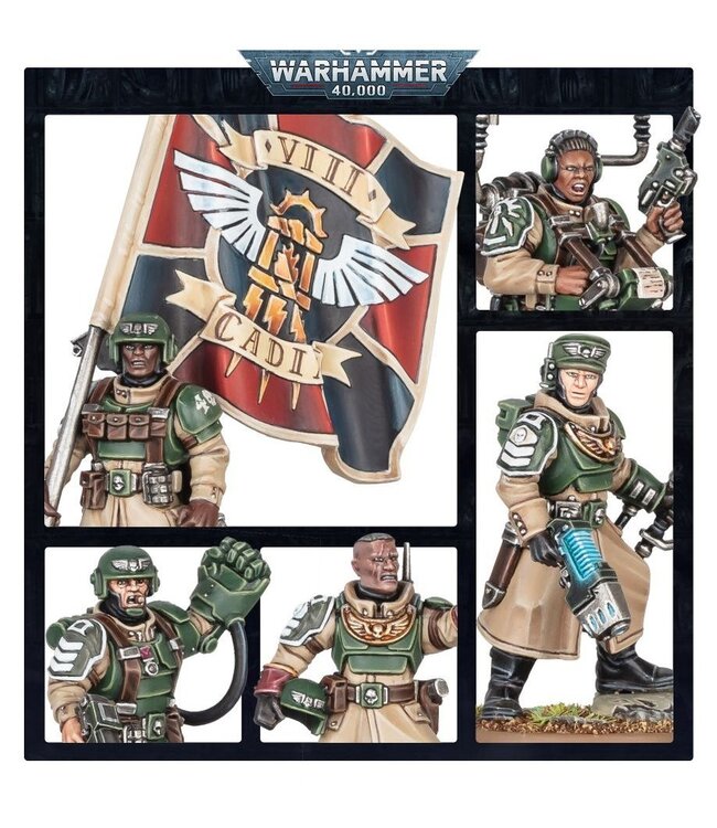 Warhammer 40,000 - Astra Militarum: Cadian Command Squad