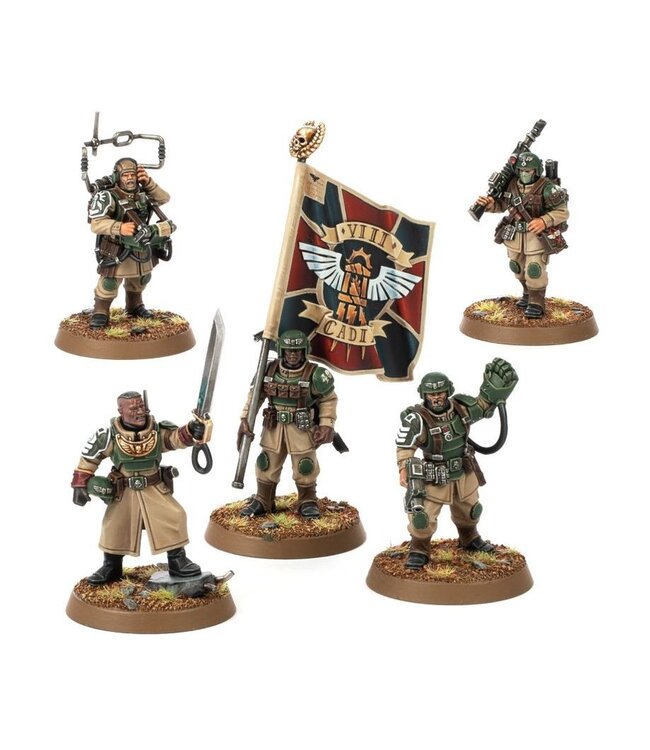 Warhammer 40,000 - Astra Militarum: Cadian Command Squad
