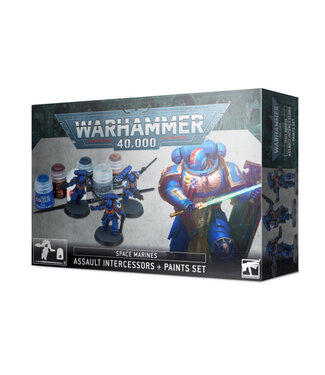 Citadel Miniatures Space Marines: Assault Intercessors + Paints Set