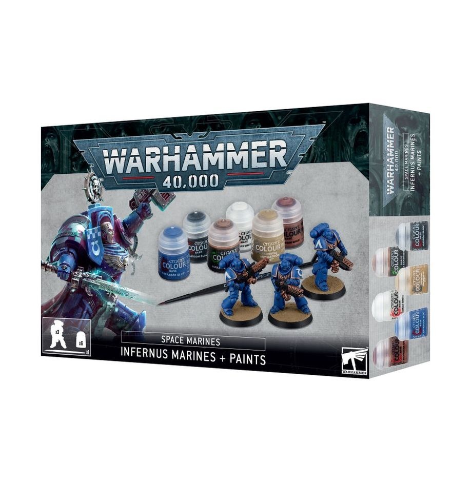 Citadel Miniatures Space Marines: Infernus Marines + Paints afbeelding