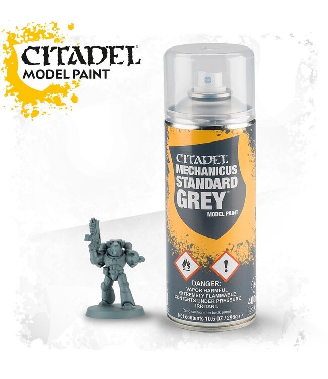 Citadel Colour Spray: Mechanicus Standard Grey (400ml) - Miniature Paint