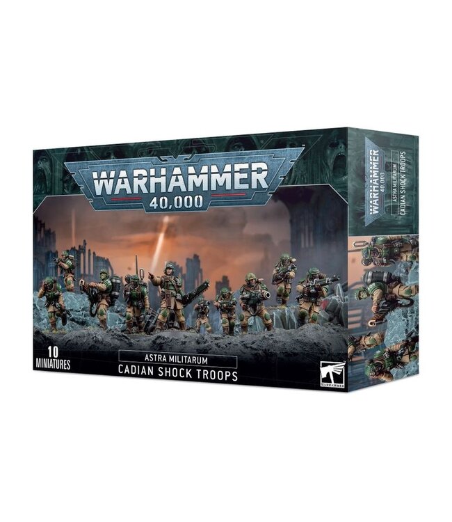 Citadel Miniatures Astra Militarum: Cadian Shock Troops