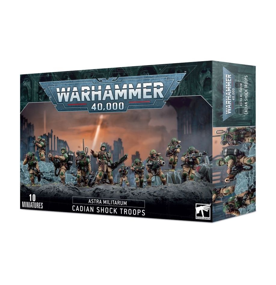 Citadel Miniatures Astra Militarum: Cadian Shock Troops