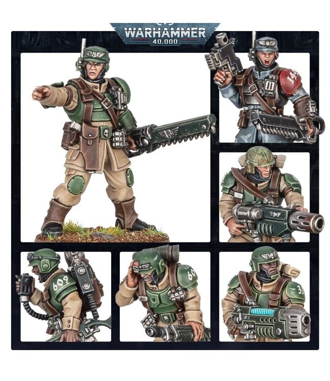 Warhammer 40,000 - Astra Militarum: Cadian Shock Troops