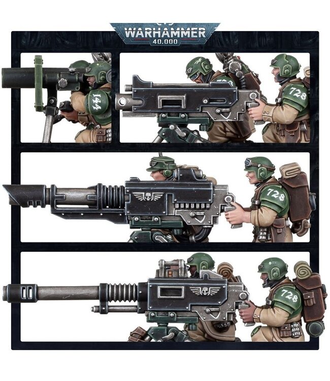 Warhammer 40,000 - Astra Militarum: Cadian Heavy Weapons Squad