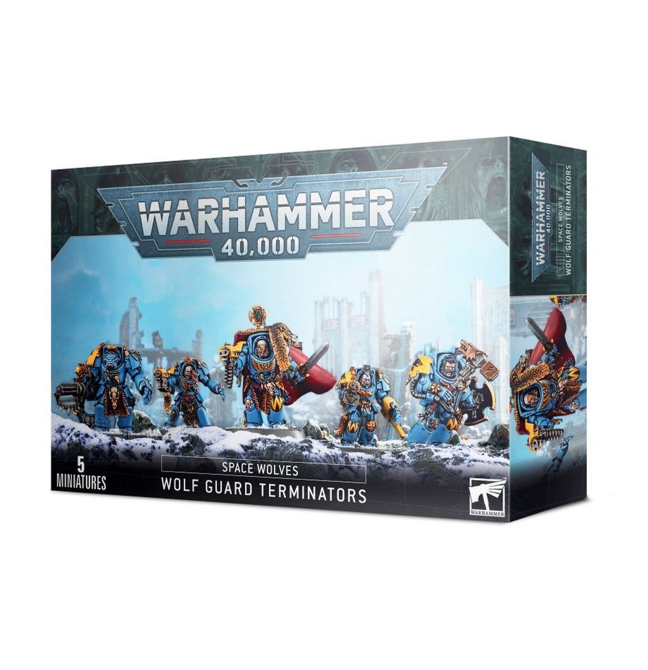 Citadel Miniatures Space Wolves: Wolf Guard Terminators afbeelding