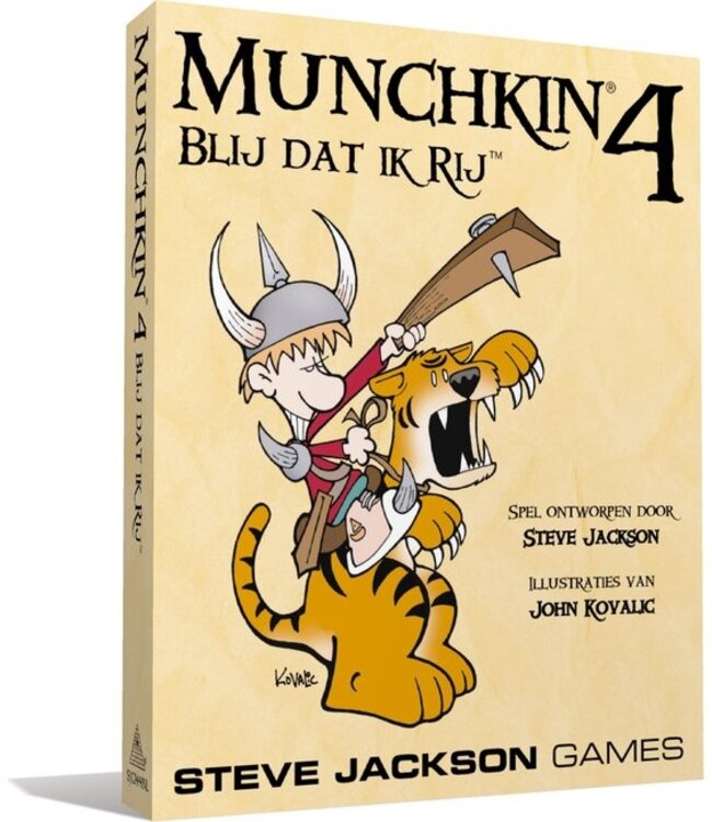 Munchkin 4: Blij dat ik Rij (NL) - Kartenspiel