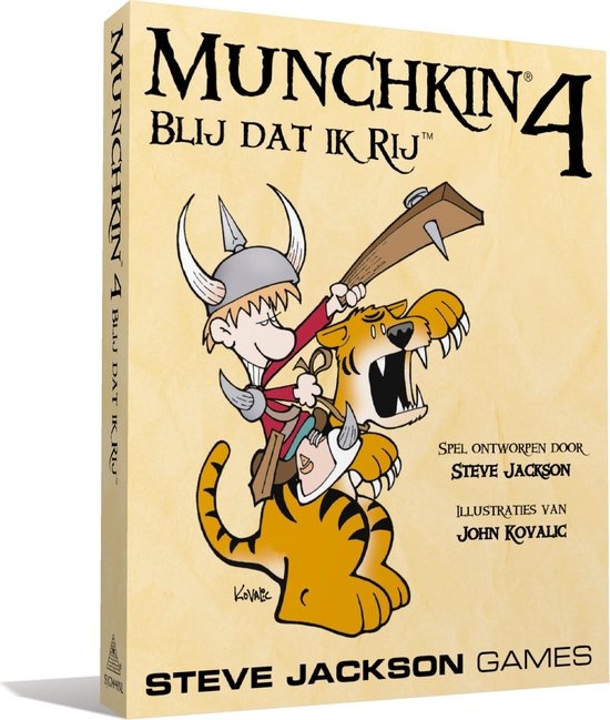 Steve Jackson Games Munchkin 4: Blij dat ik Rij (NL)