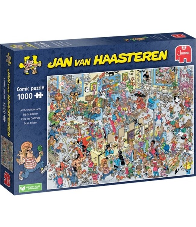 Jan van Haasteren: At the Hairdresser's  (1000 Pieces) - Puzzle