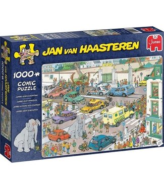 Jumbo Jan van Haasteren: Jumbo Gaat Winkelen (1000 Stukjes)