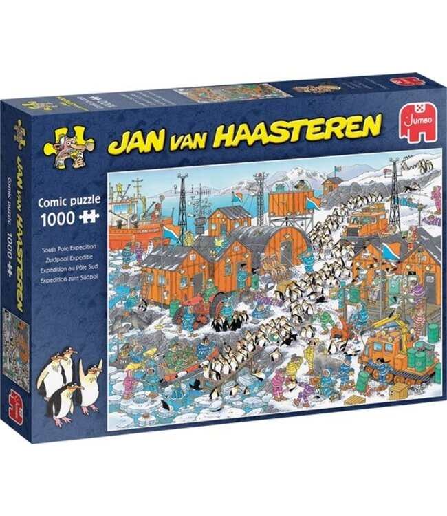 Jan van Haasteren: Zuidpool Expeditie (1000 Stukjes) - Puzzel