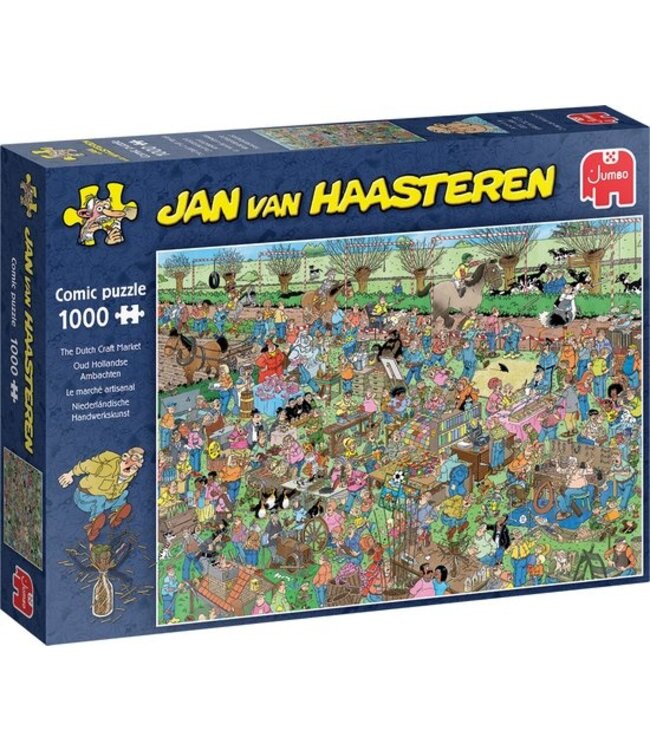 Jan van Haasteren: The Dutch Craft Market (1000 Pieces) - Puzzle