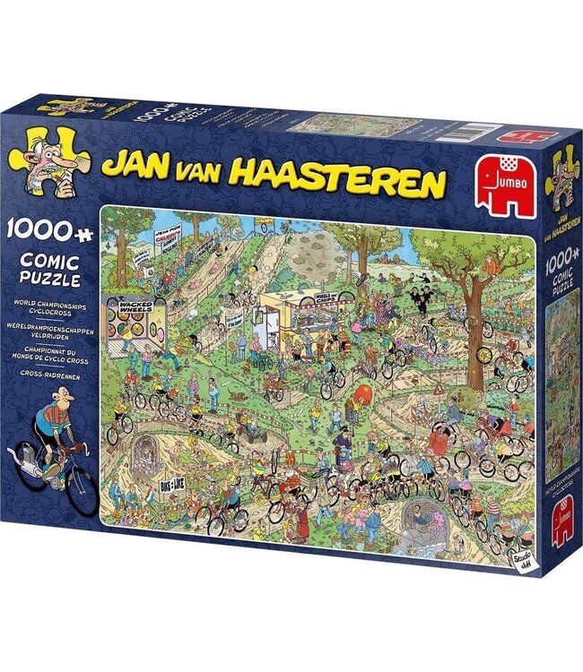 Jan van Haasteren: Cross-Radrennen (1000 Teile) - Puzzle