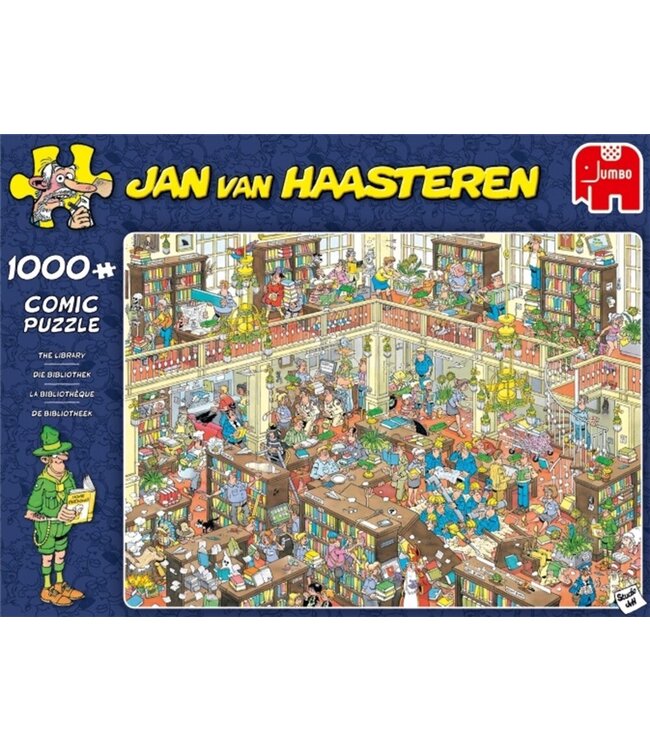 Jan van Haasteren: Die Bibliothek (1000 Teile) - Puzzle