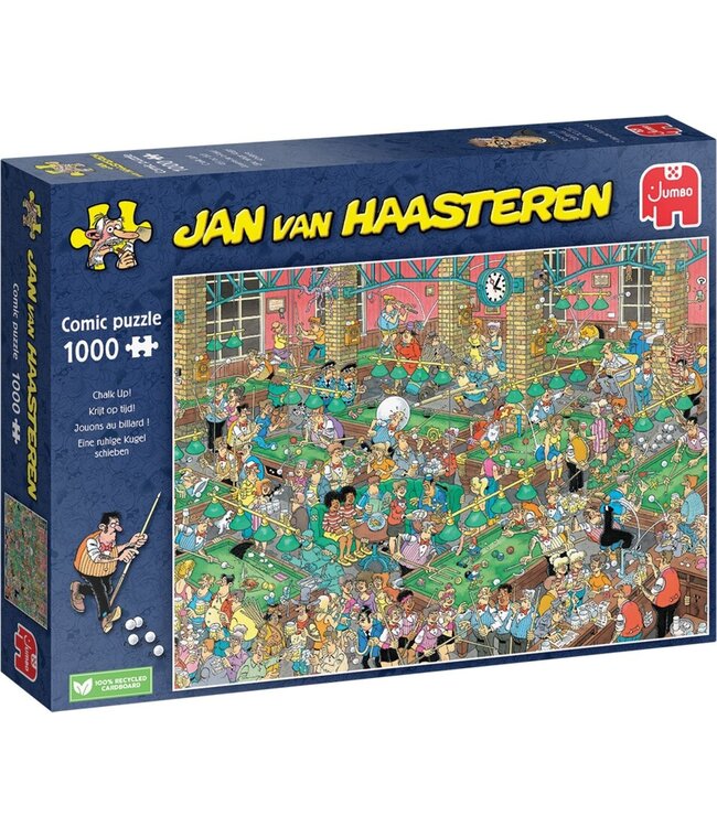 Jan van Haasteren: Krijt op Tijd! (1000 Stukjes) - Puzzel