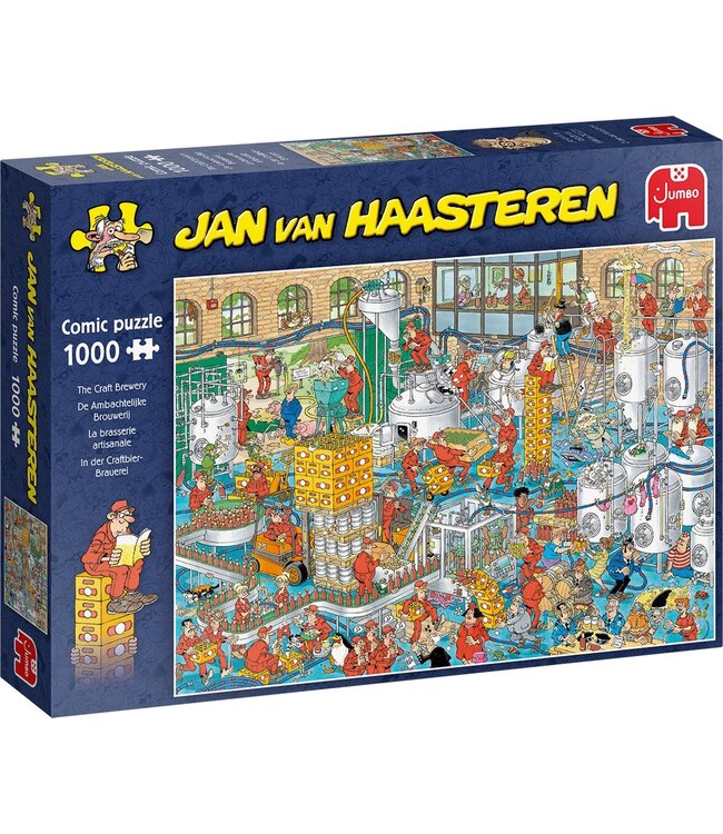 Jan van Haasteren: In der Craftbier-Brauerei (1000 Teile) - Puzzle