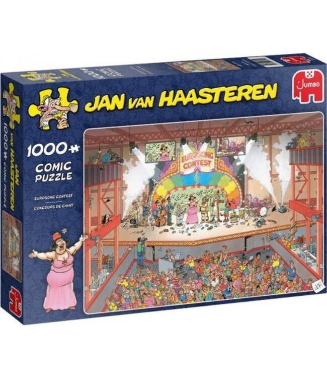 Jan van Haasteren: Eurosong Contest (1000 Stukjes) - Puzzel