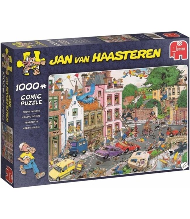 Jan van Haasteren: Vrijdag de 13de (1000 stukjes) - Puzzel