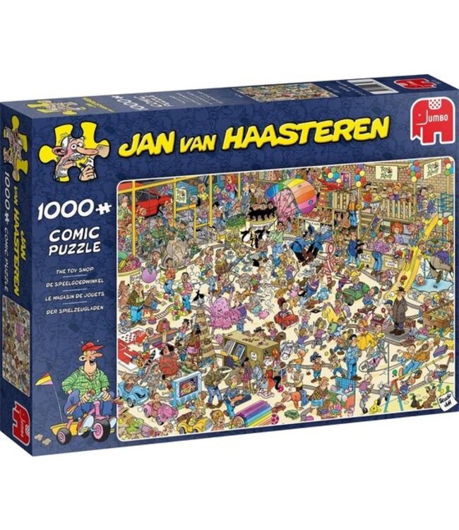 Jan van Haasteren: De Speelgoedwinkel (1000 stukjes) - Puzzel