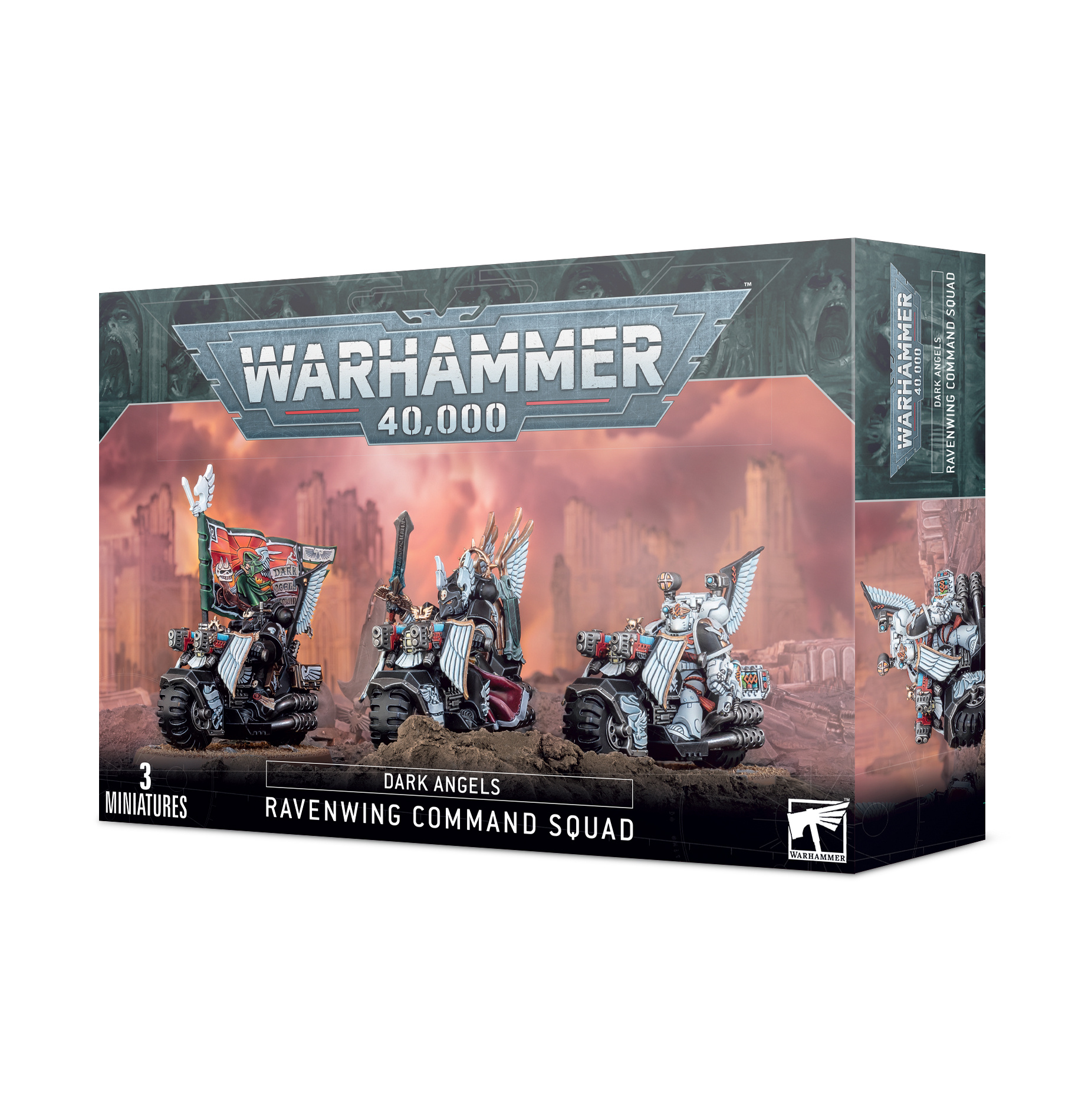 Citadel Miniatures Dark Angels: Ravenwing Command Squad afbeelding