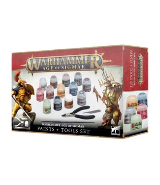 Citadel Miniatures Age of Sigmar: Paint + Tools Set