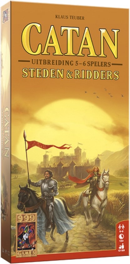 999 Games Catan: Steden &amp; Ridders 5/6 spelers (NL) afbeelding