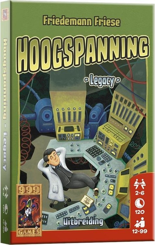 999 Games Hoogspanning: Uitbreiding Legacy (NL)