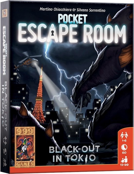 999 Games Pocket Escape Room: Black-Out in Tokio (NL)