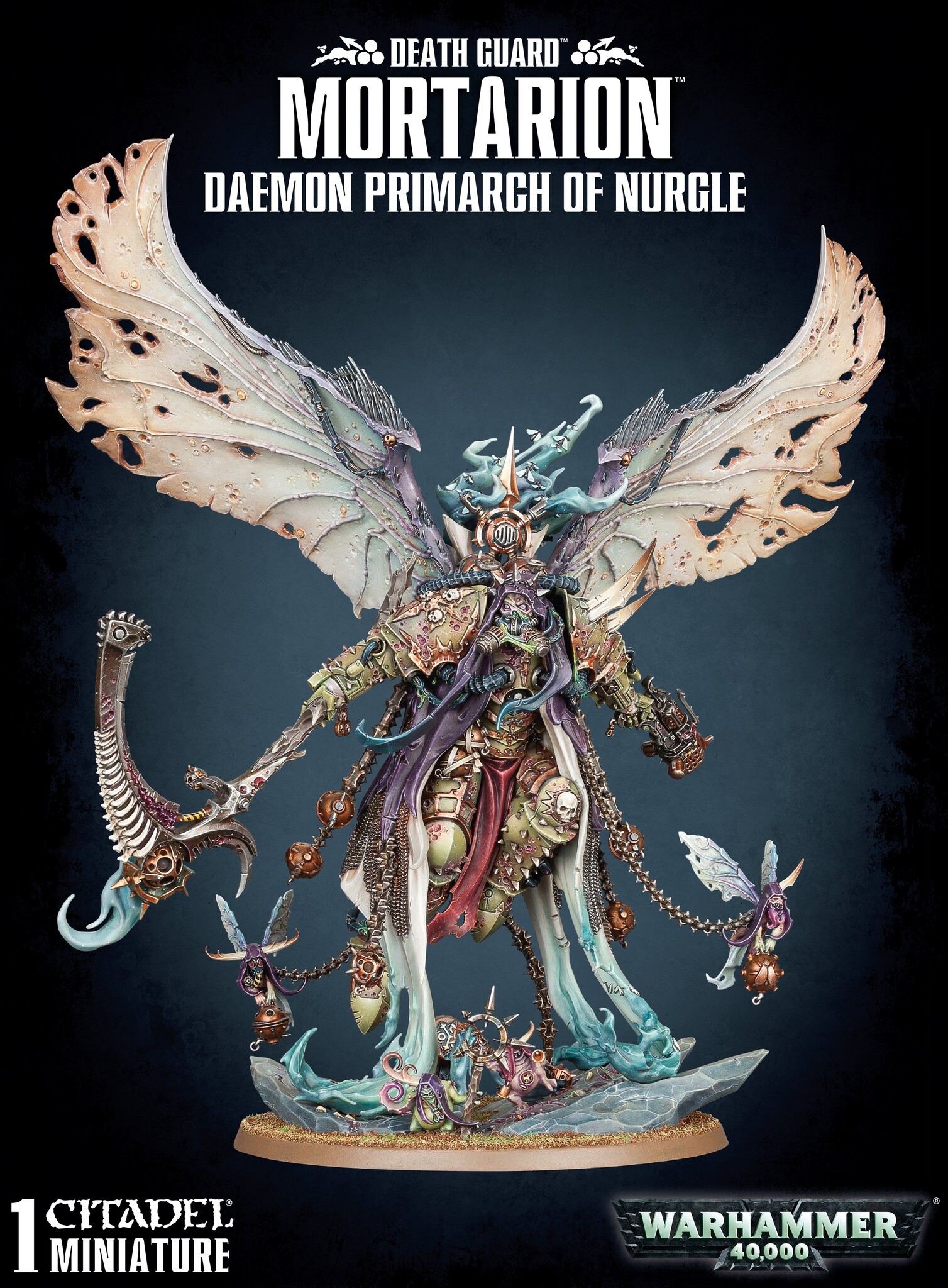 Citadel Miniatures Death Guard: Mortarion, Daemon Primarch of Nurgle afbeelding