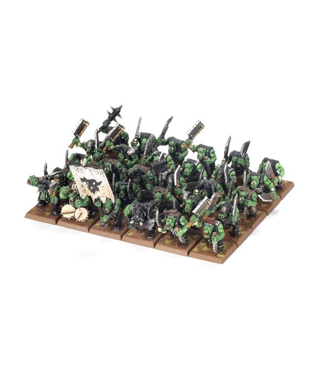 Warhammer The Old World - Orc & Goblin Tribes: Orc Boyz Mob