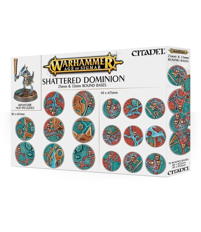 Age of Sigmar - Shattered Dominion: 25mm & 32mm Round Bases