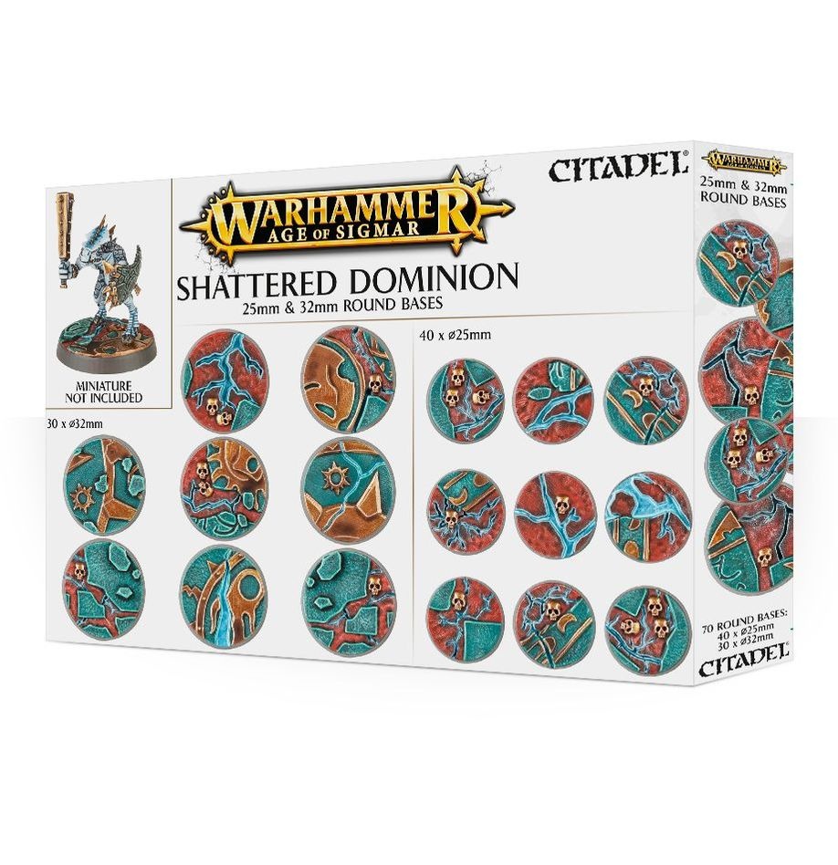 Citadel Miniatures Shattered Dominion: 25mm & 32mm Round Bases