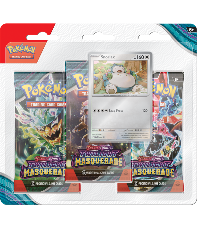 PREORDER - Pokémon TCG: Twilight Masquerade - 3-Pack Blister