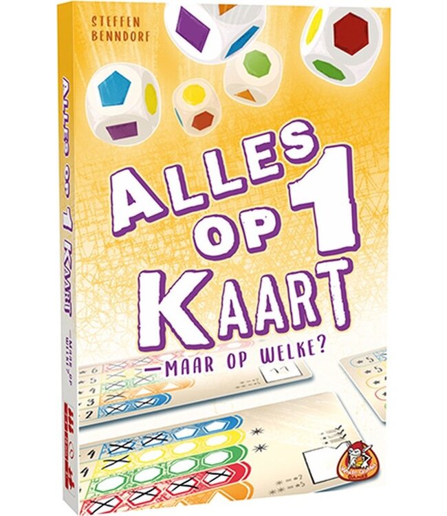 Alles op 1 Kaart (NL) - Dice game