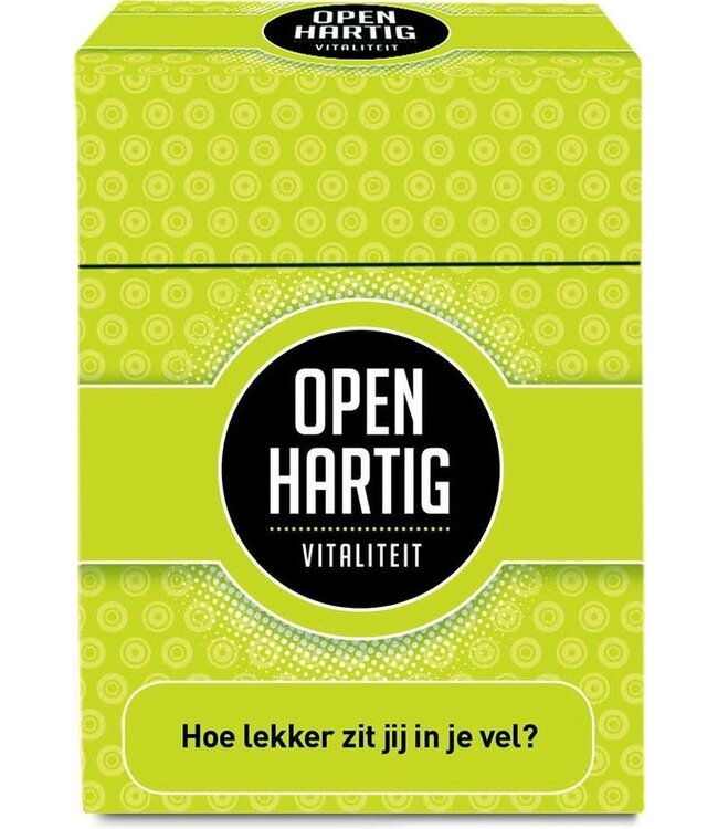 Openhartig: Vitaliteit (NL) - Kartenspiel