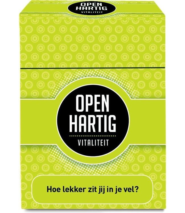 Openhartig: Vitaliteit (NL) - Kartenspiel