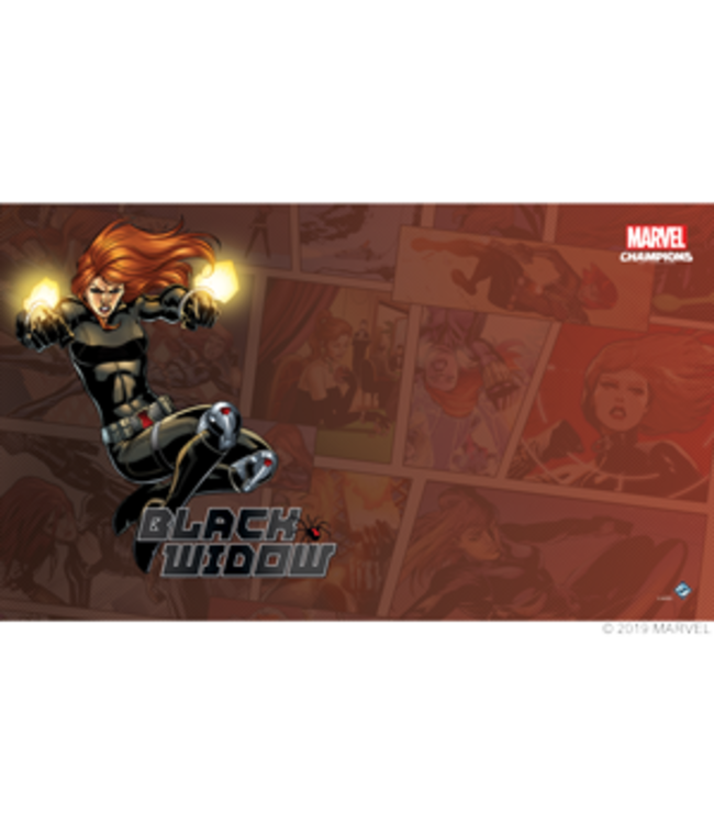 Fantasy Flight Games Marvel Champions Playmat: Black Widow