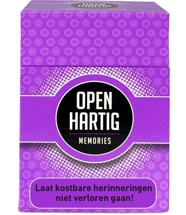 Openhartig: Memories (NL) - Kaartspel