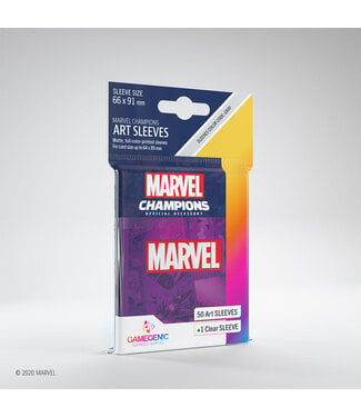 Gamegenic Marvel Champions - Sleeves: Marvel Purple (50 pieces)