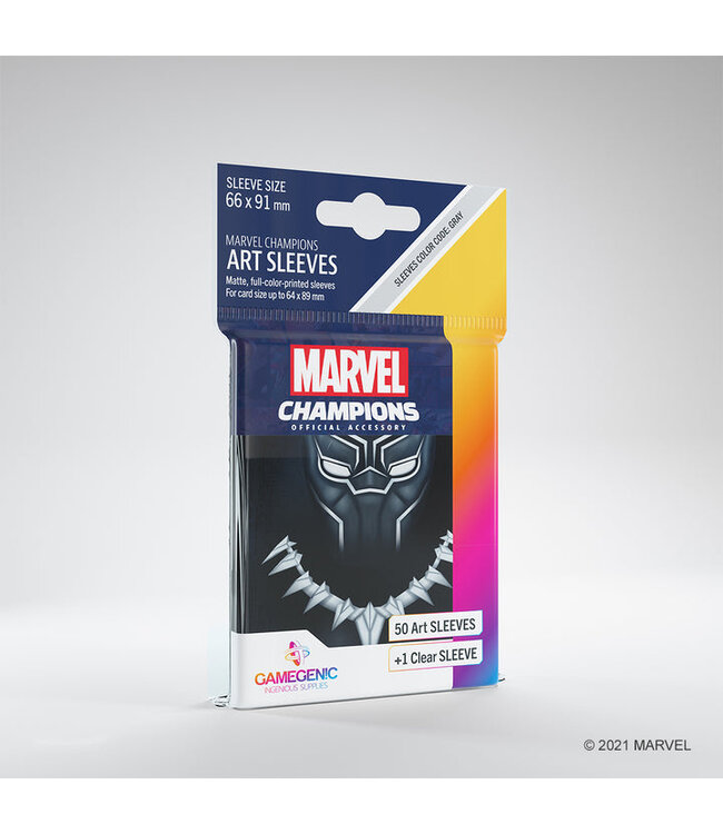 Marvel Champions - Sleeves: Black Panther (50 Stück) - Zubehör